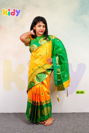 Home bs 09 কাতান রেডি লেহেঙ্গা শাড়ী