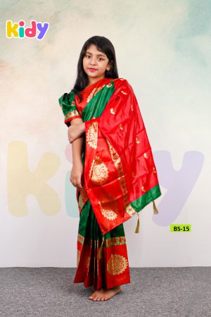 Home bs 15 কাতান রেডি লেহেঙ্গা শাড়ী