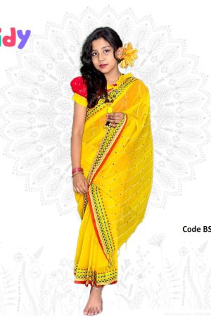 Home bs 11 হাফ সিল্ক রেডি লেহেঙ্গা শাড়ি