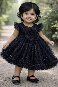 premium girls frock black 01 premium girls frock black 01