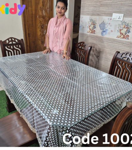 চাইনা প্রিন্টের ডাইনিং কাভার pvc 1002