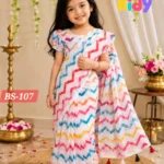 BS-01/BS-107 বেবি রেডি হাফ সিল্ক প্রিন্ট শাড়ি